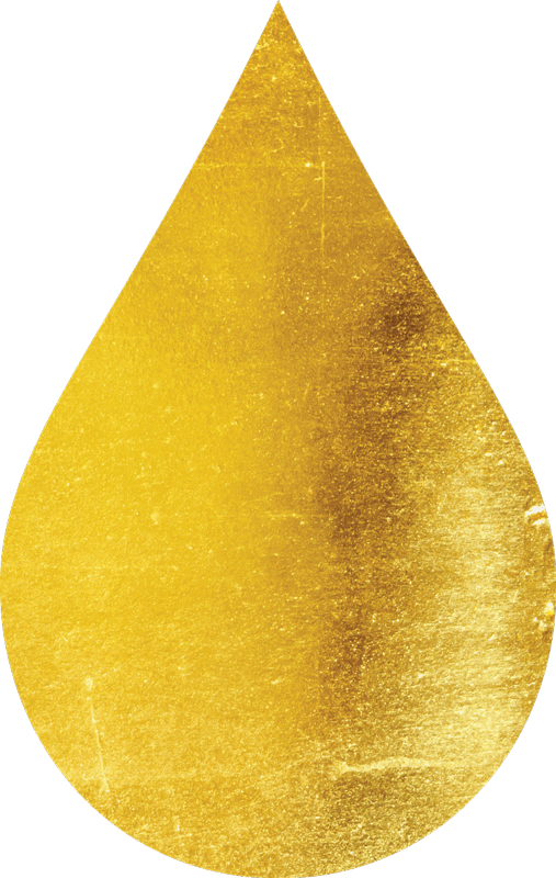 icon gold droplet
